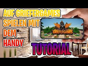 GRIEFERGAMES SERVER HANDY MCPE TUTORIAL JOIN auf GrieferGames.net