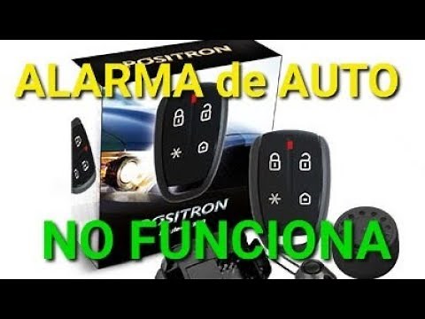 ALARMA de Auto NO Funciona, problema y solucion