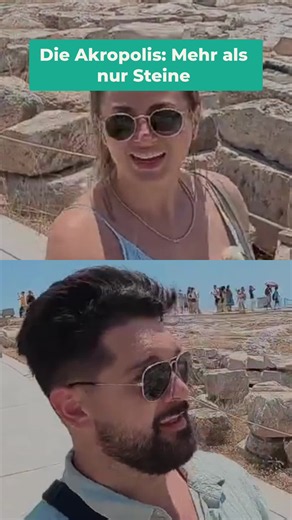 Griechenland 2024: Ein Blick auf die Akropolis | Blau, Rot, Gold & Bronze – die Farben der Antike. Vergiss nicht, gute Schuhe und Wasser mitzubringen! Das ganze Video ist auf YouTube. #Akropolis #Griechenland #Geschichte #Reise #Kultur #Archäologie