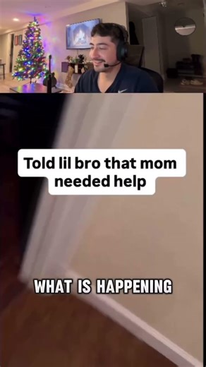 told lil bro mom needed help