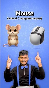 Learn 11 Homonyms for Kids 🐁🖱 | English Learning with Cartoon Animation | Two Meaning Words For Kids