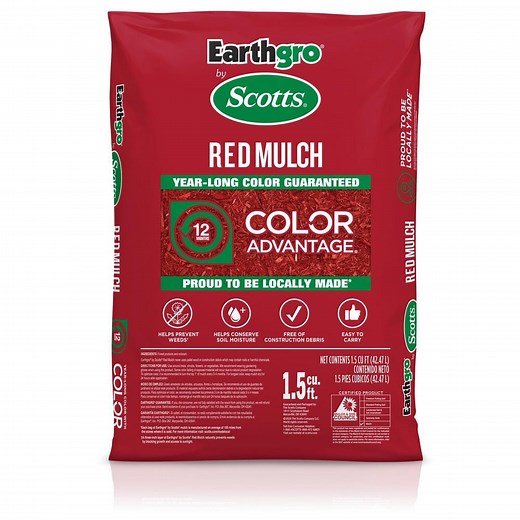 Reviews for Earthgro 1.5 cu. ft. Red Wood Shredded Bagged Mulch | Pg 2 - The Home Depot