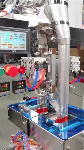 Penumatic Paste Liquid Pouch Packing Machine with Stirrer Hopper for sauces ,chutni,ketcup packing
