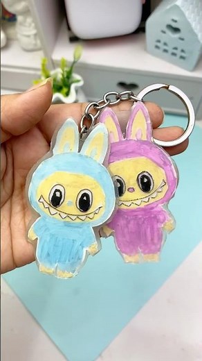 How to Make Labubu Keychain at Home | Easy DIY Tutorial #labubukeychain
