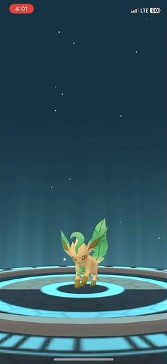 Shiny Leafeon in Pokémon Go #pokémongo #eeveelution #leafeon