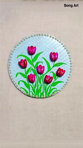 DIY Pista Shell Wall Hanging Craft #shorts #diy #walldecor #wastematerialcraft #youtubeshorts