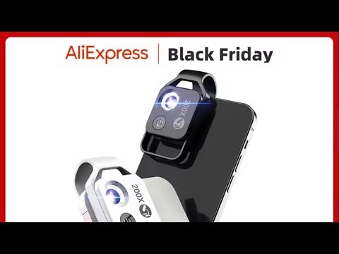 DIGITAL Microscope Lens for iPhone and Android with CPL LED Light