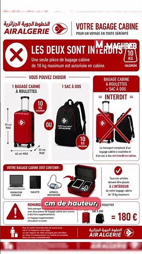 Traveling light with Air Algérie could cost you dearly; be aware of the new rules.