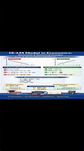 IS-LM Model Explained with Derivation & Numerical | Easy Economics