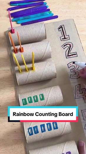 Enhance Counting Skills with Rainbow Counting Board
