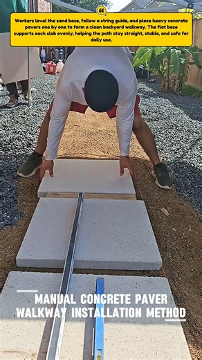 Building a Backyard Paver Walkway by Hand #PaverWalkway #BackyardDIY #USA