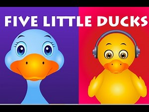 Five Little Ducks - Nursery Rhymes For Children With Lyrics - JamJammies Kids Songs