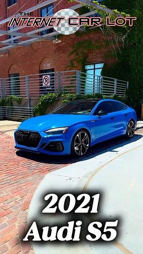 2021 Audi S5 Sportback Prestige 3.0T quattro — Blue on Black Walkaround