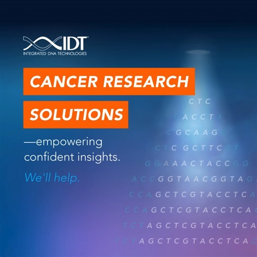 Explore our spectrum of customizable, high-performing #NGSsolutions with flexible, efficient workflows for your #cancerresearch. As your trusted partner, we can work together to drive cancer discoveries and realize the full potential of precision medicine. 欄 Learn more here: https://idtb.io/wcprxs #NGS #cancerresearchsolutions #PCR | Integrated DNA Technologies | Facebook
