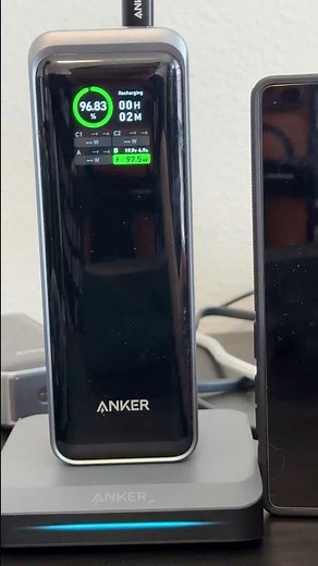 Anker Prime 27,650mAh Power Bank (250W) works with NEW Anker Prime 150w Charging Base ‪@bain747‬