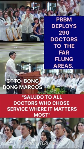 PBBM: MAGPAPADALA NG 290 DOCTORS SA MGA BARYO - SALUDO AT PASASALAMAT! #pbbm #viralshorts #shorts