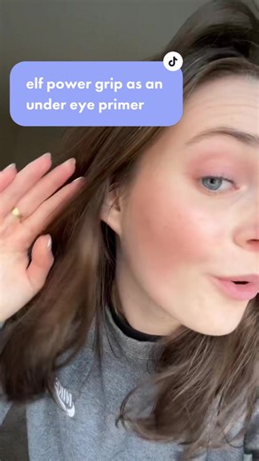 Using Elf Power Grip as an Under Eye Primer