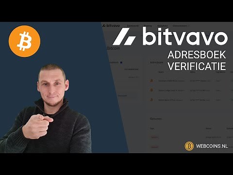 Bitvavo Adresboekverificatie