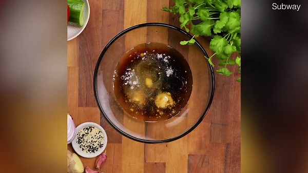 Learn how to make Subway's chicken teriyaki sandwich at home