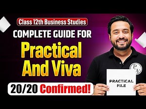 Class 12th Business Studies Practical & Viva 2026 | Project File | 20/20 Confirmed!🔥CBSE 2025 - 2026