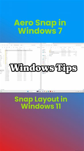 Sunil Poovathikkal | Snap Layout feature in Windows 11 - Arrange multiple apps side by side without manually resizing windows. Place the mouse pointer on the... | Instagram