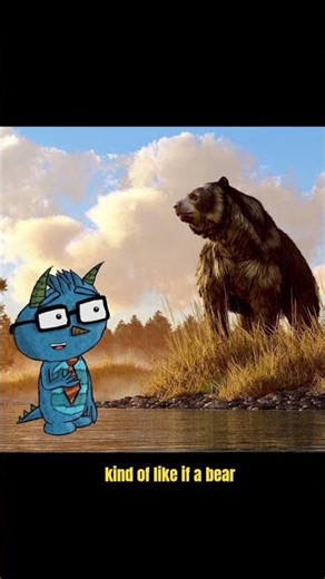 Short-Faced Bear: The Giant Prehistoric Beast Faster Than a Car 😱 #shortvideo