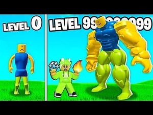 Mit 10.000 ROBUX bis LEVEL 999.999.999 ULTRA in Roblox Anime merge