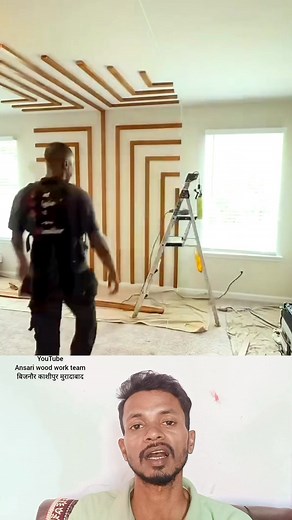 Bed wall design under 7k #reaction | Ansari Wood Work