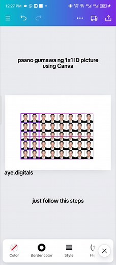 Create 1x1 ID Pictures on Your Phone with Canva