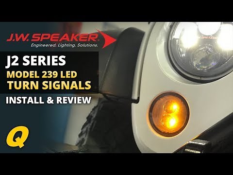 JW Speaker 239 J2 LED Turn Signals Review & Install for 2007-2018 Jeep Wrangler JK
