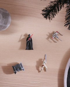 Bring home a saga full of stories with miniature Star Wars™ Keepsake Ornaments. A galaxy's worth of memorable moments, characters, and ships await. Collect them all to share more epic memories or gift a fan favorite today! Shop here: https://bit.ly/ShopStarWarsKeepsakeOrnaments | Hallmark