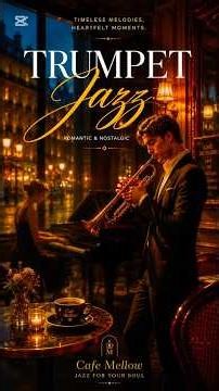 🎺 Romantic Trumpet Jazz | Elegant Paris Night Café Vibes #jazz #relaxnightjazz #relaxingmusic