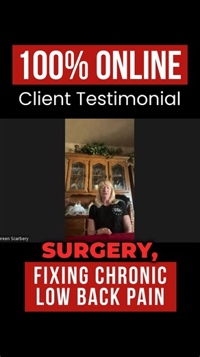 Real results. Real people. Real relief. Maureen shares her experience after going through the program, 100% online and built for people who’ve tried everything with no lasting results. If chronic low back pain has been controlling your life, this is your sign that things can change. No guesswork. No endless appointments. Just a clear plan that works, wherever you are. 🎥 Watch Maureen’s full testimonial 📲 100% ONLINE | TESTIMONIAL 📩 Comment “PAIN” and I’ll set you up with a FREE low back fix d