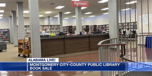 Montgomery City-County Public Library book sale