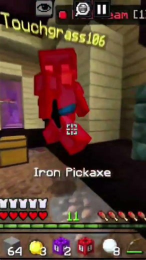 some guys getting blocked #viral #minecraft #comboes #motionblur #bedwars