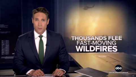 Thousands flee fast-moving wildfires in the West as Canyon Fire explodes in size