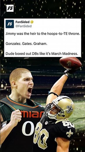 Jimmy Graham: From Basketball to Red Zone Legend | FanSided