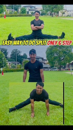 277K views · 11K reactions | #Split exercises #only 6 step #lag...