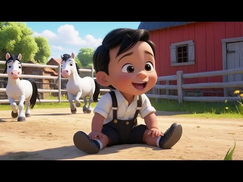 Horsey Horsey Clip Clop Song 🐴🎵 | Fun Farm Cartoon Song for Kids | Preschool Learning Song