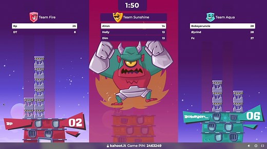 Space pack is ready for lift off! Enjoy Tallest tower with new game experiences, characters, music, and more! Blast off into the details 🚀 https://bit.ly/3NFnDvA | Kahoot