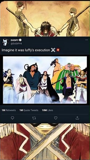 LUFFY'S EXECUTION 🥶☠️#luffy #anime #animeedit