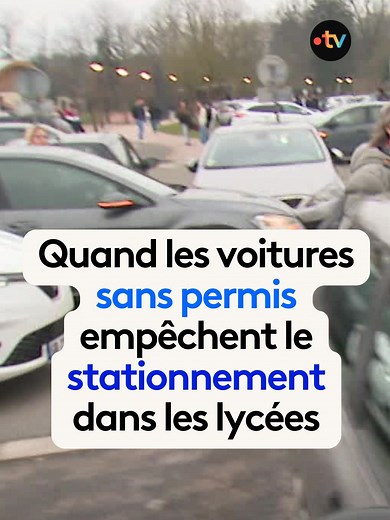 Pratiques, les voitures sans permis, mais parfois très envahissantes. Notamment à proximité de certains établissements scolaires où se trouve occasionnellement la jungle du stationnement. Exemple autour d’un lycée à Genech où la maire tire la sonnette d’alarme. #hautsdefrance #voiture #lycée #stationnement