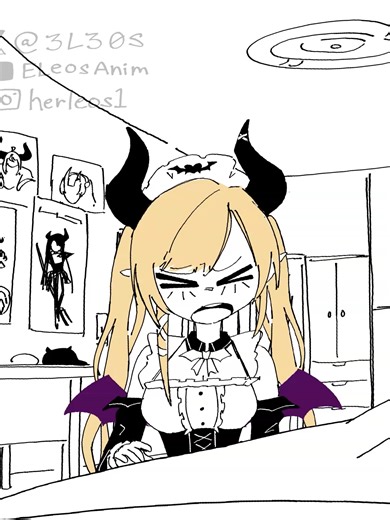 DAY 14#hololive #animation #vtuber #yuzukichoco #hololivejpgen2 | yuzuki choco