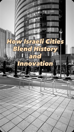1.5K views · 433 reactions | How Israeli Cities Blend History and Innovation ️ #ModernIsrael #CityOfContrast #InnovationAndHeritage | Youliketravel | Facebook