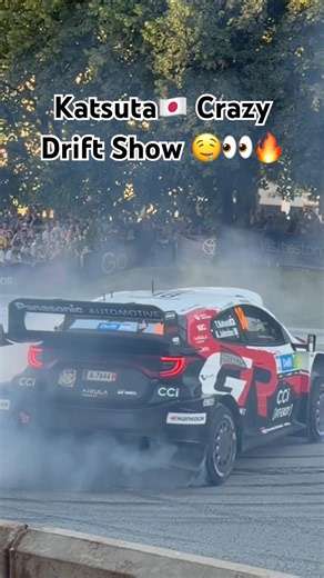 Katsuta🇯🇵 Crazy Drift Show🤤👀🔥 #wrc #rally #drift #action #rallyestonia