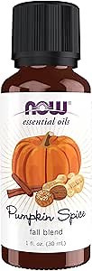 NOW Essential Oils, Pumpkin Spice Oil Blend, Pleasant Sweet Spice Scent With Warm and Calming Attributes, 1-Ounce