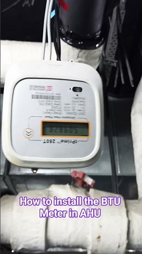 How to install the BTU Meter in AHU...