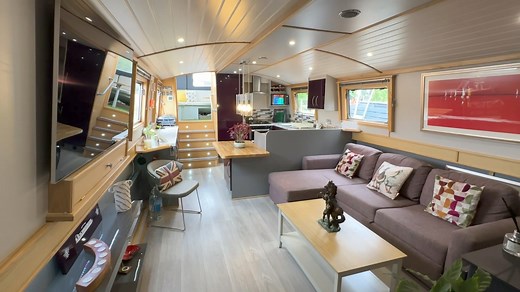 5.3K views · 54 reactions | NEW LISTING! We are pleased to offer for sale this incredible 2 bedroom wide beam! Available with a mooring with us at York Marina. An absolute stunner not to be missed! For full details please follow the link  https://yorkmarina.co.uk/boat-sales/?Model=Wide-Beam-59-x-12-2-cabinMirfield-Boat-Company&BoatID=9478088 | York Marina | Facebook