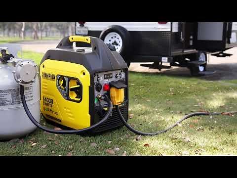 Champion 4000W Dual Fuel RV Ready Portable Inverter Generator with CO Shield® (Mod. 201050)