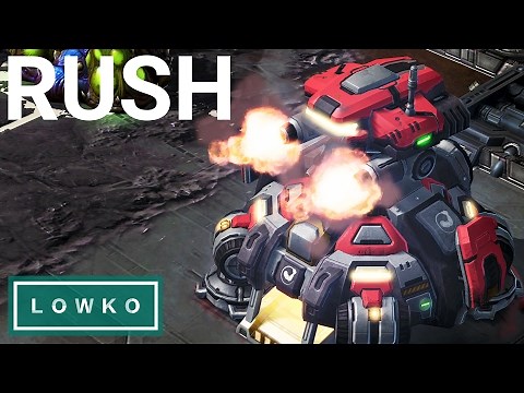 StarCraft 2 Cast: PLANETARY FORTRESS Rush!